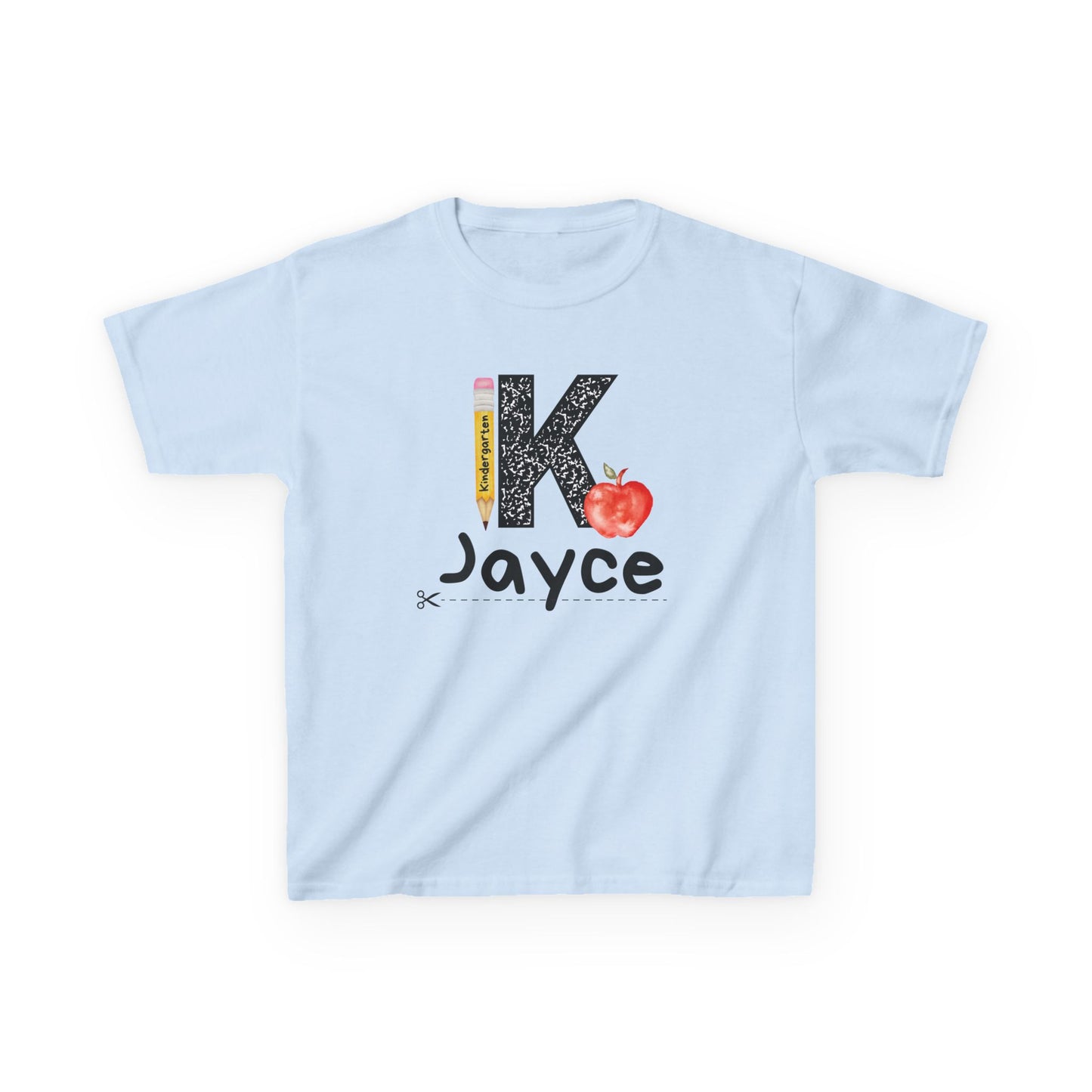 Jayce- Kindergarten- Personalized Kids Tee - Back to School