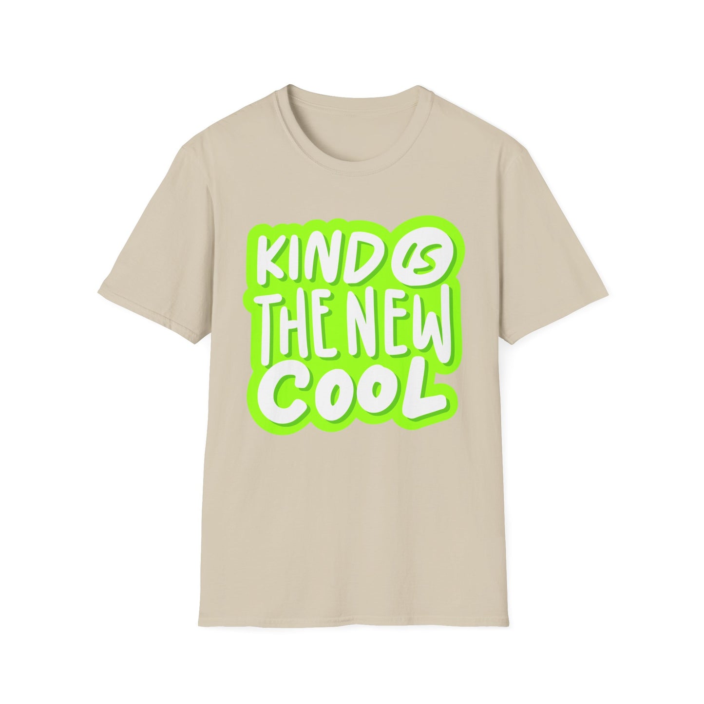 Kind is the New Cool Kindness T-Shirt, Unisex Softstyle Tee