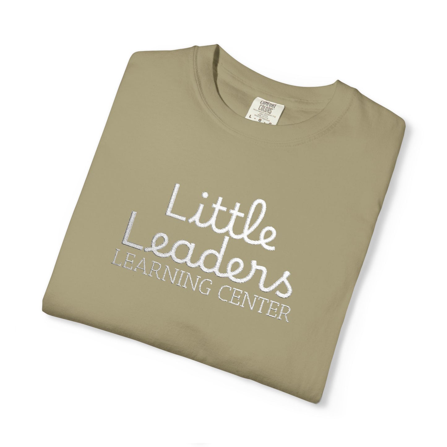 Little Leaders Full Embroidered Unisex Garment-Dyed T-Shirt
