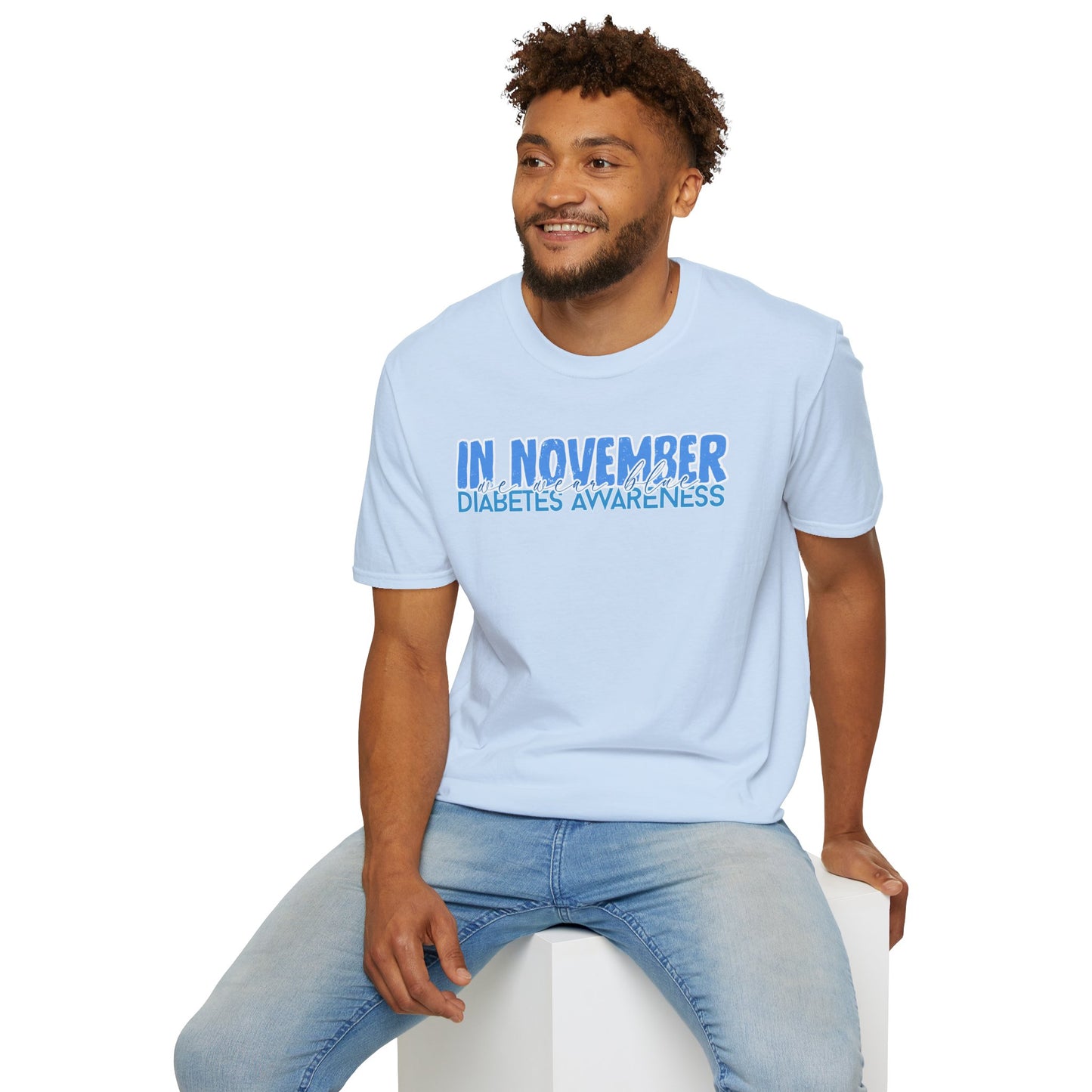 Diabetes Awareness- November- Unisex Softstyle T-Shirt