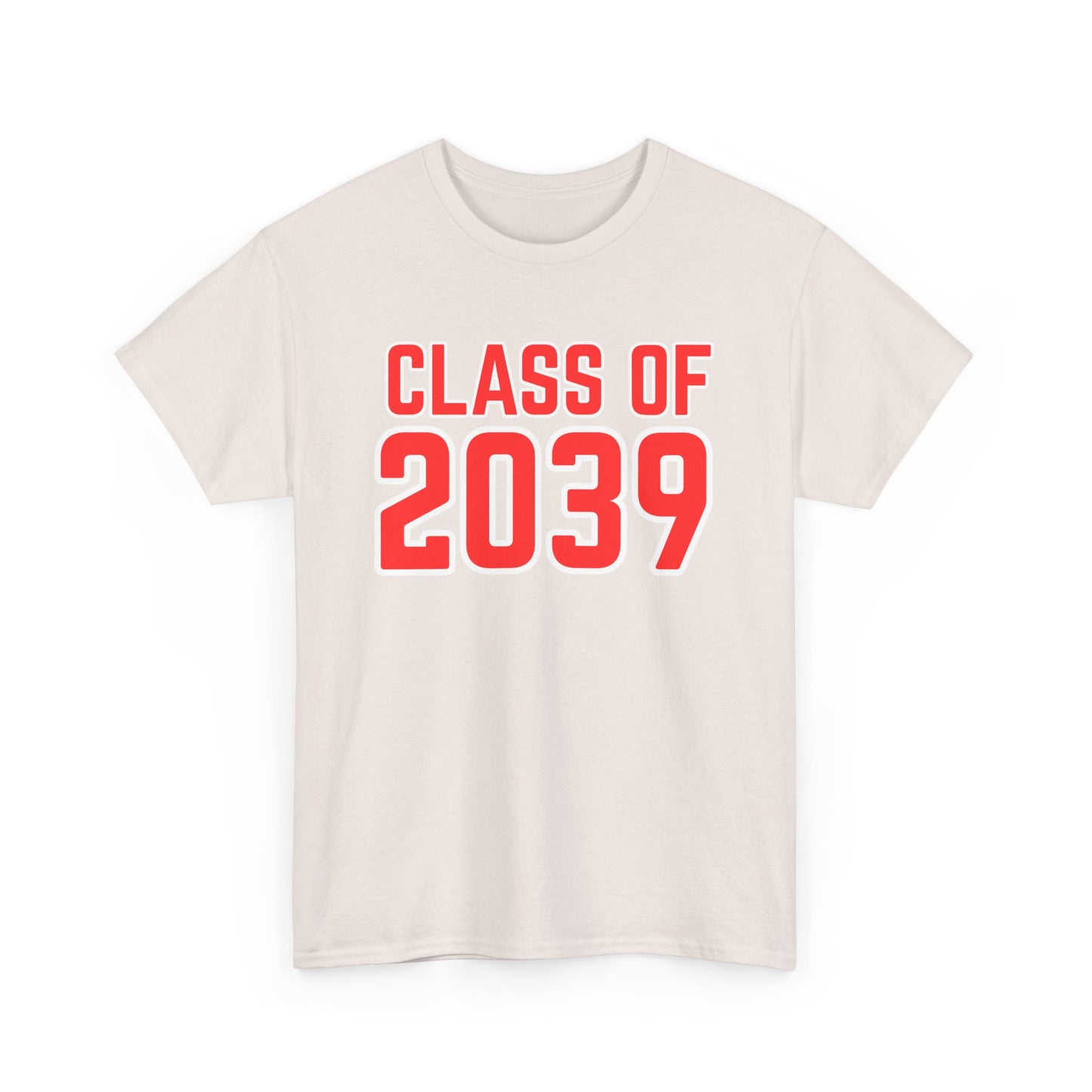 Class of 2039 Unisex Heavy Cotton Tee- Back to School- Grow With Me