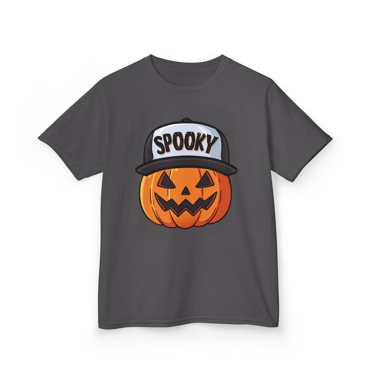Spooky Pumpkin w/ Hat | Halloween | Kids Cotton™ Tee
