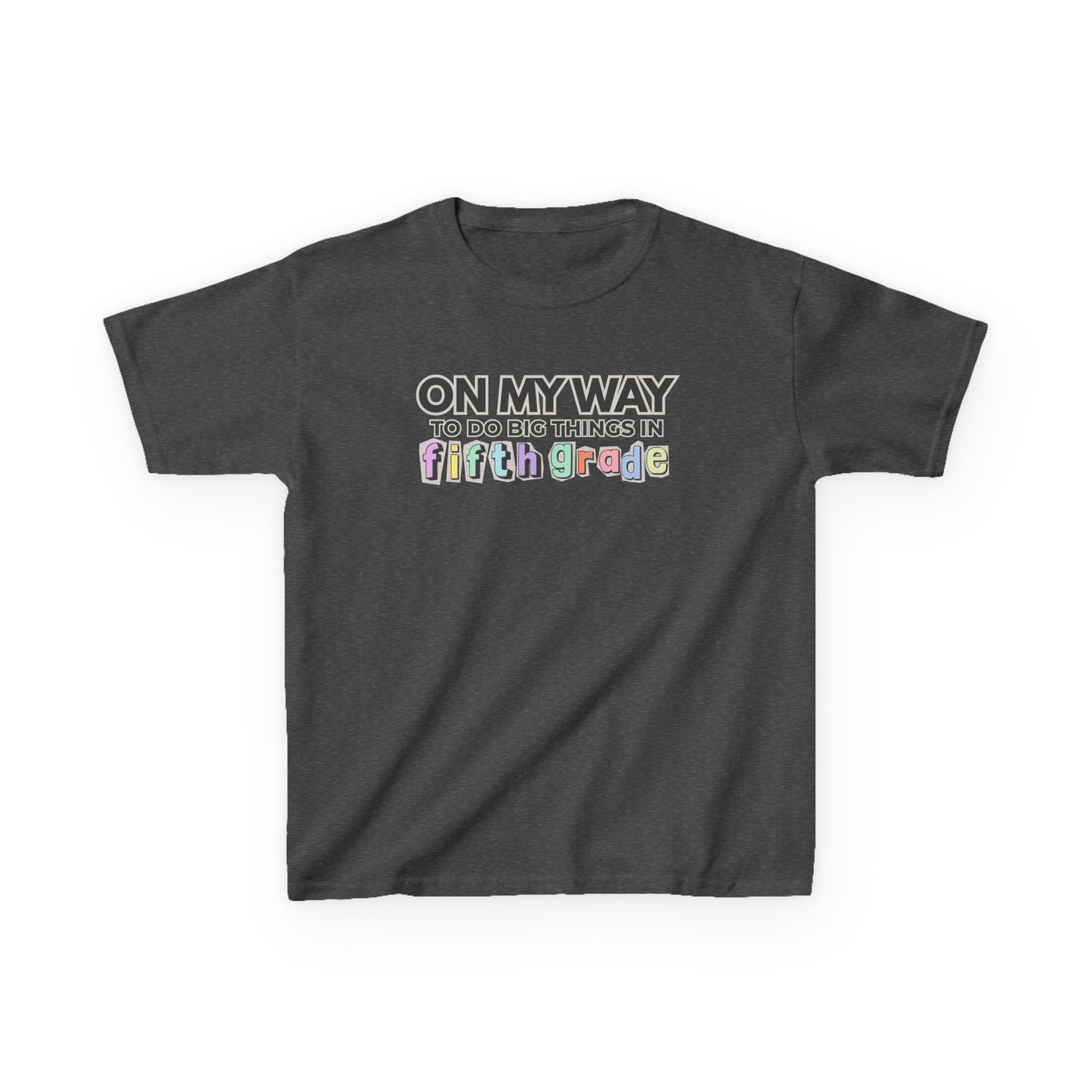 Big Things in 5th Grade- Kids Back to School Shirt