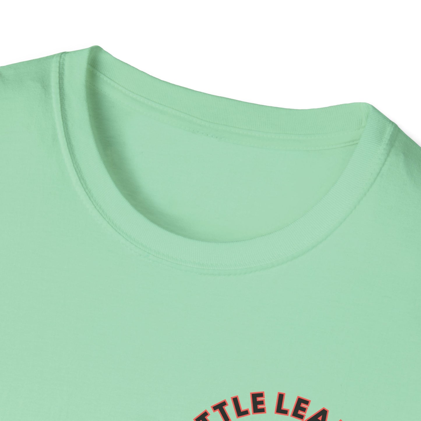 Little Leaders Teacher w/ Apple Design Unisex Softstyle T-Shirt