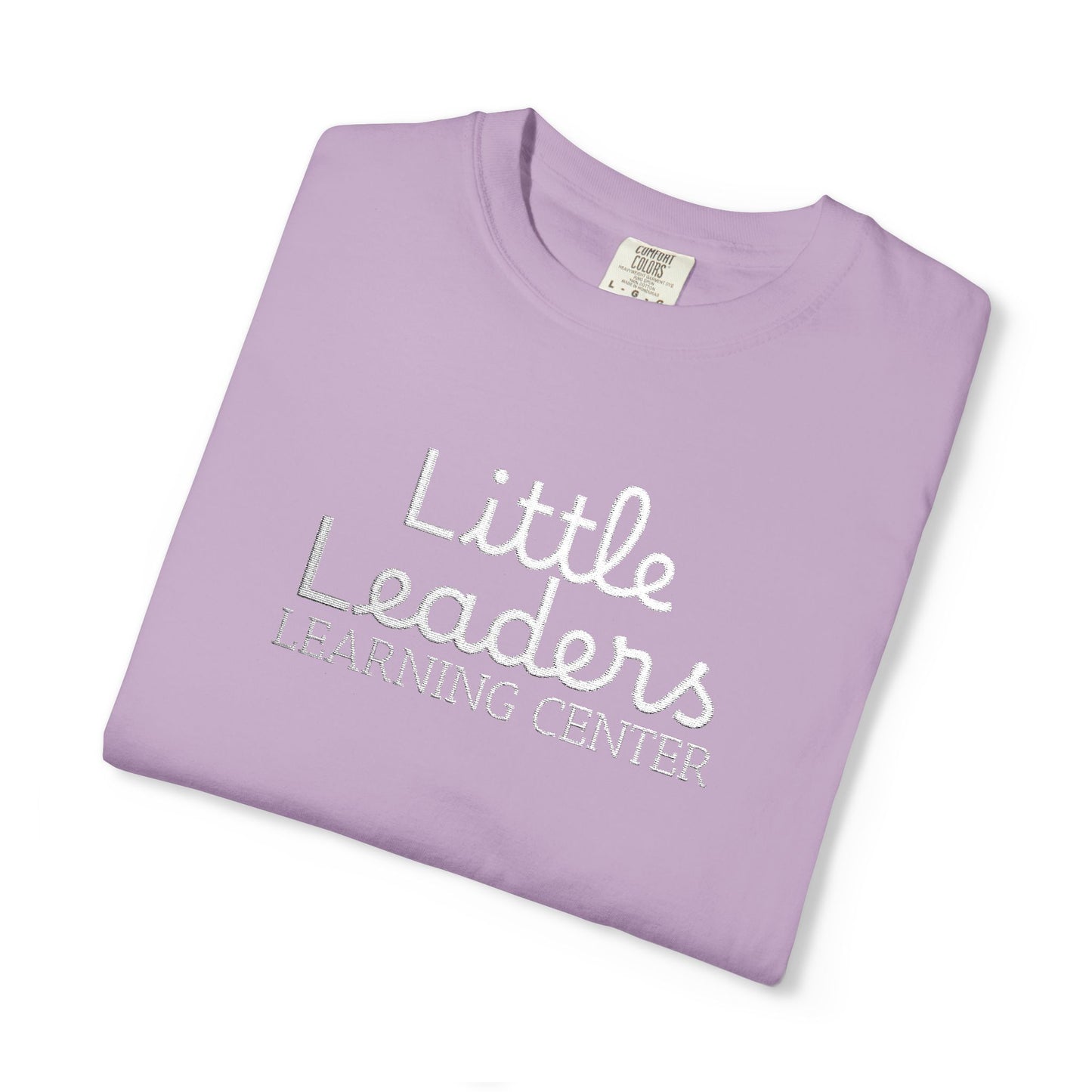 Little Leaders Full Embroidered Unisex Garment-Dyed T-Shirt