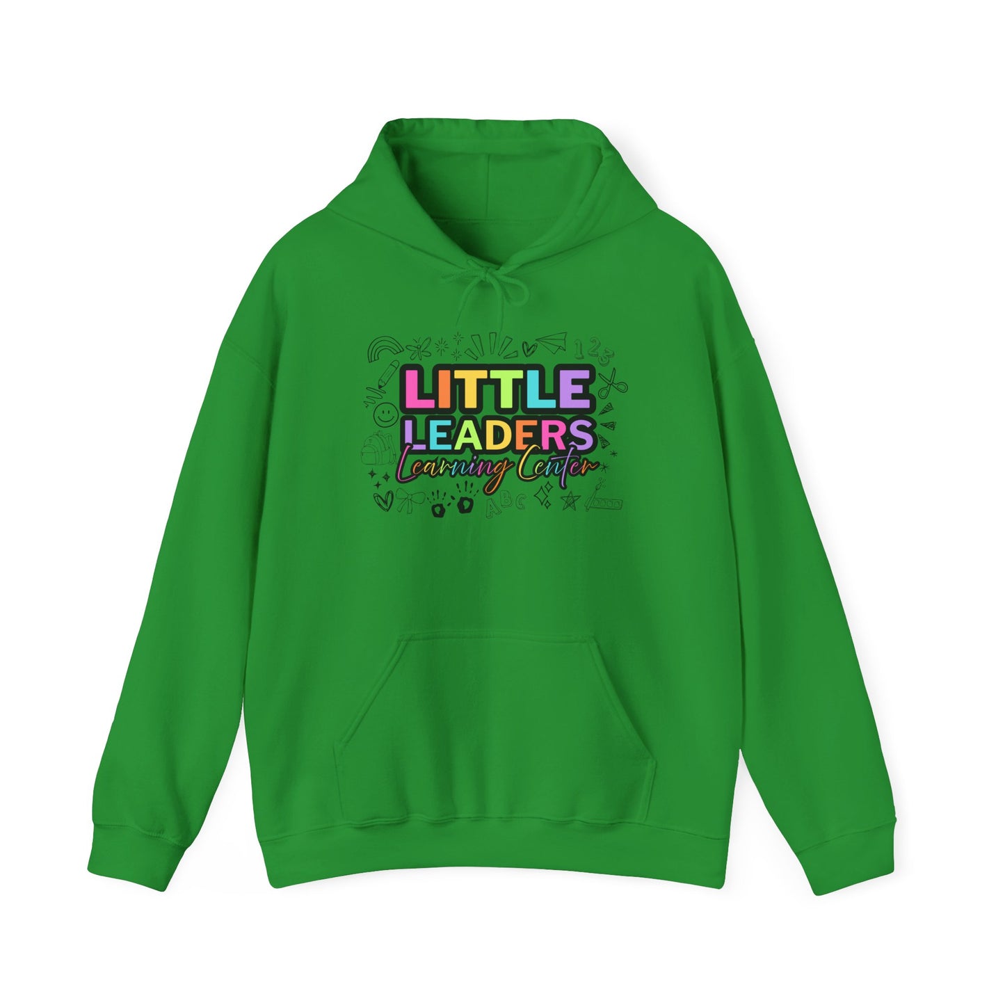 Little Leaders Doodle Design Hoodie - Cozy Unisex Sweatshirt