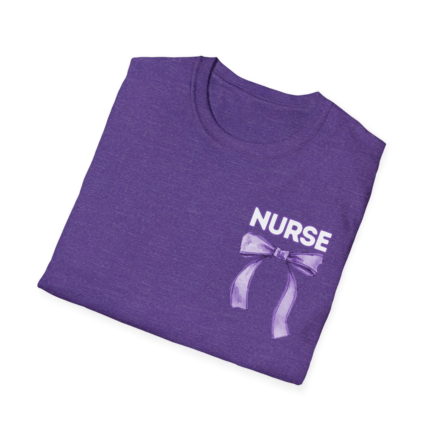 ER Nurse Appreciation T-Shirt with Bows - Softstyle Unisex Tee- Healthcare