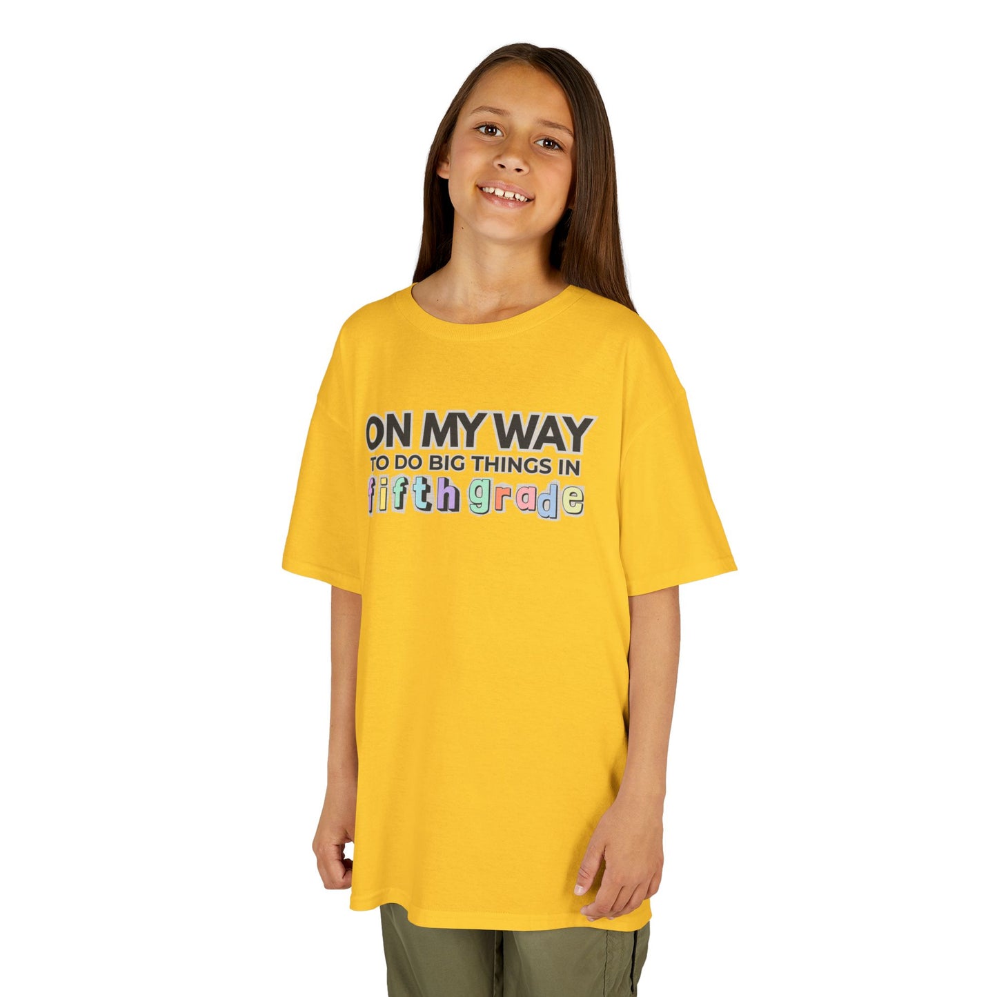 Big Things in 5th Grade- Kids Back to School Shirt