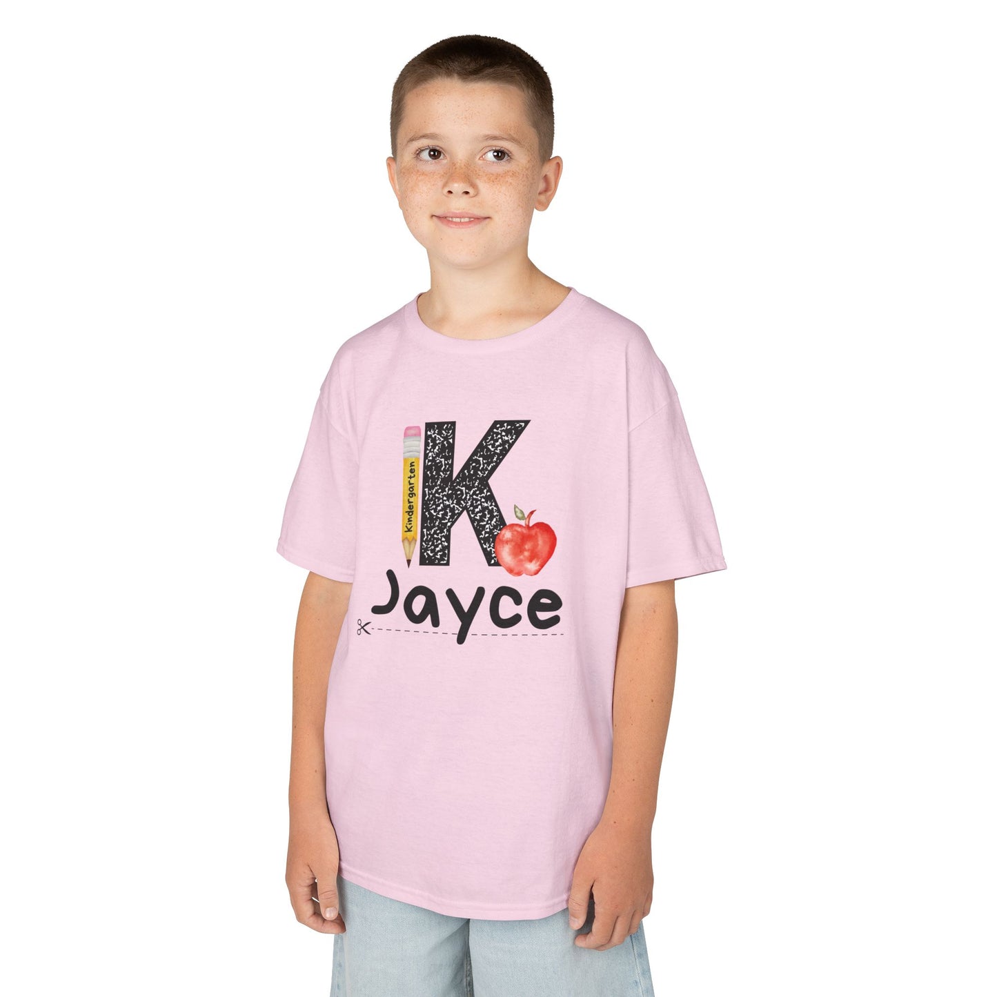 Jayce- Kindergarten- Personalized Kids Tee - Back to School