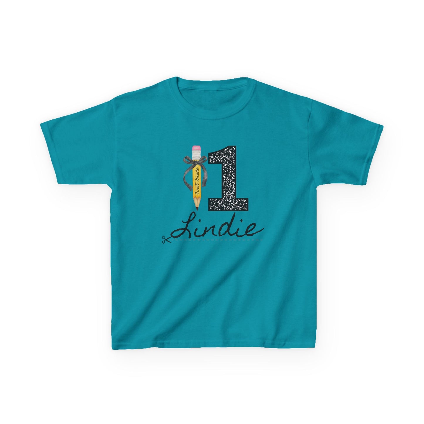 1st Grade- Personalized Kids Tee - Back to School