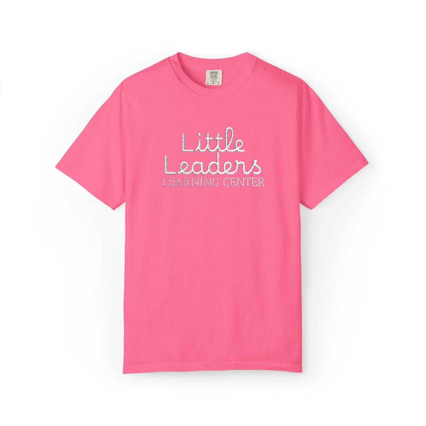 Little Leaders Full Embroidered Unisex Garment-Dyed T-Shirt