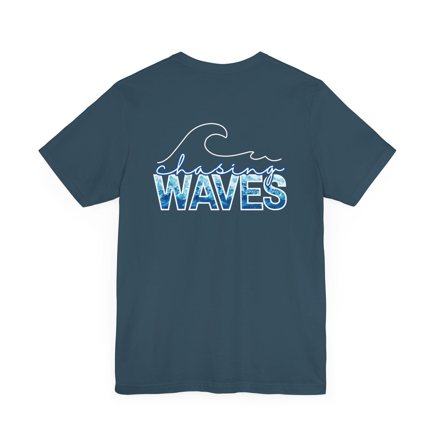 Chasing Waves -- Unisex Summer Shirt, Beachwear, Vacation Top, Summer Nights Apparel