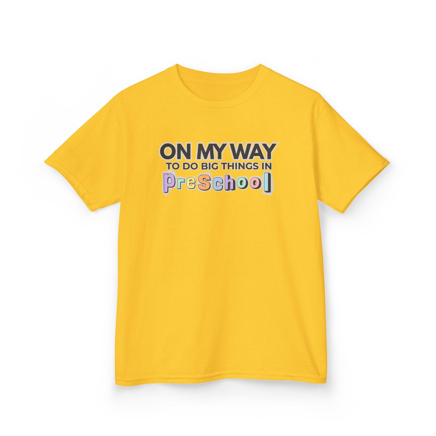 Big Things in PreSchool- Kids Back to School Shirt