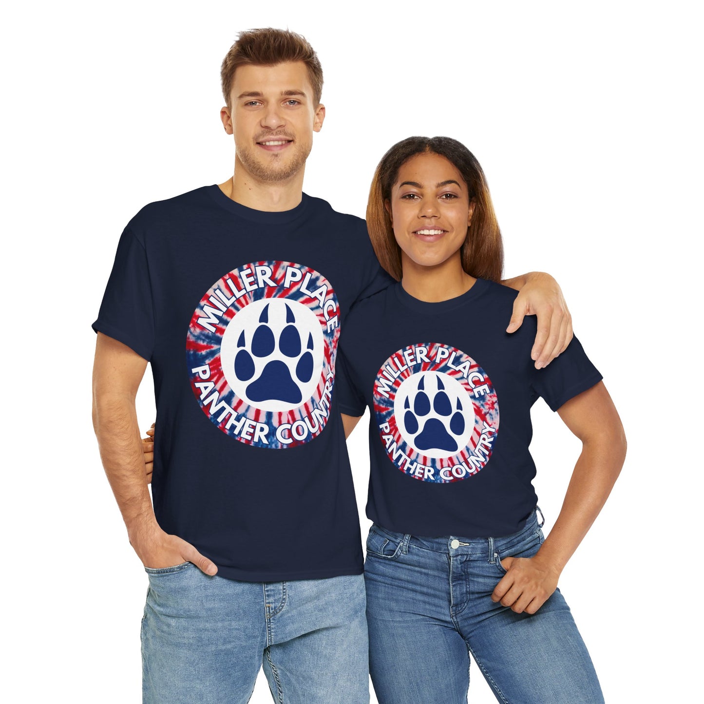 Miller Place Panther Country - Tie Dye Unisex Tee