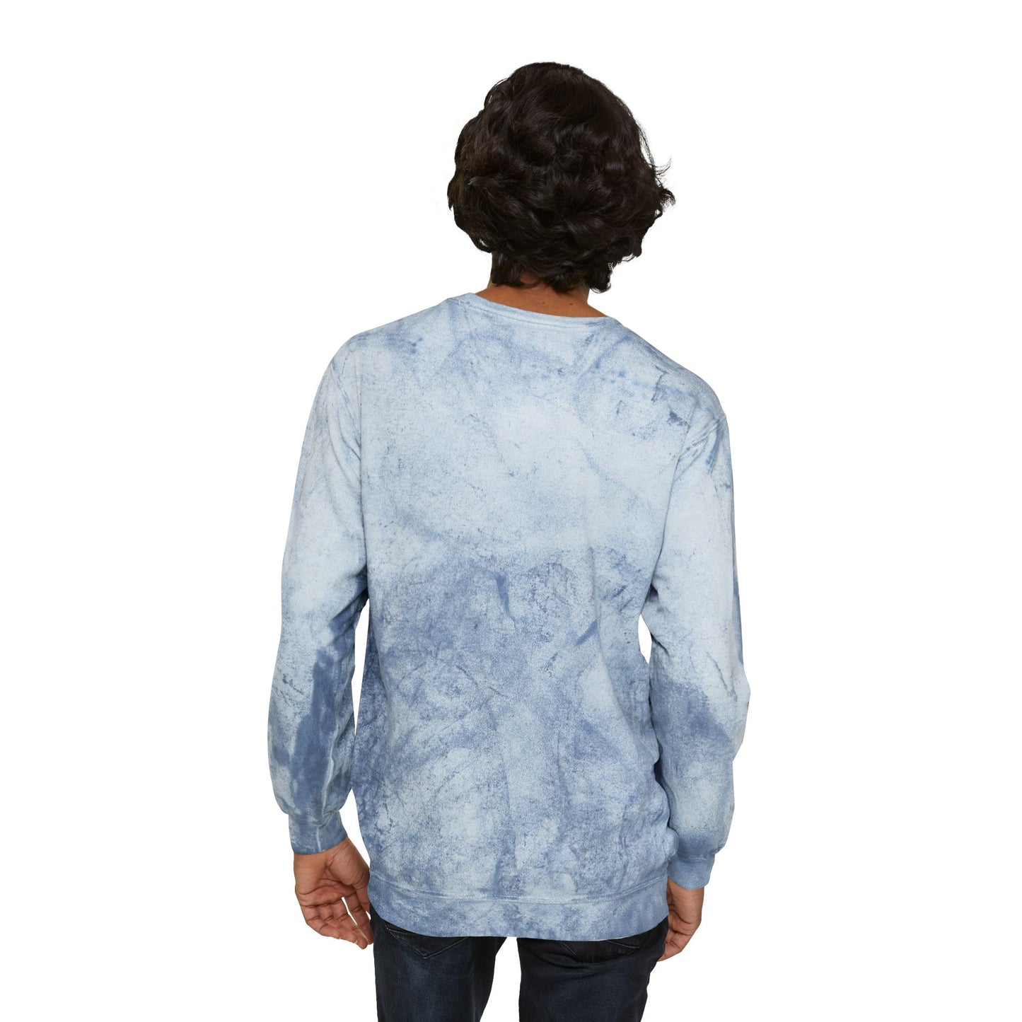 Floyd Strong (no back) Color Blast Crewneck Sweatshirt for School Spirit
