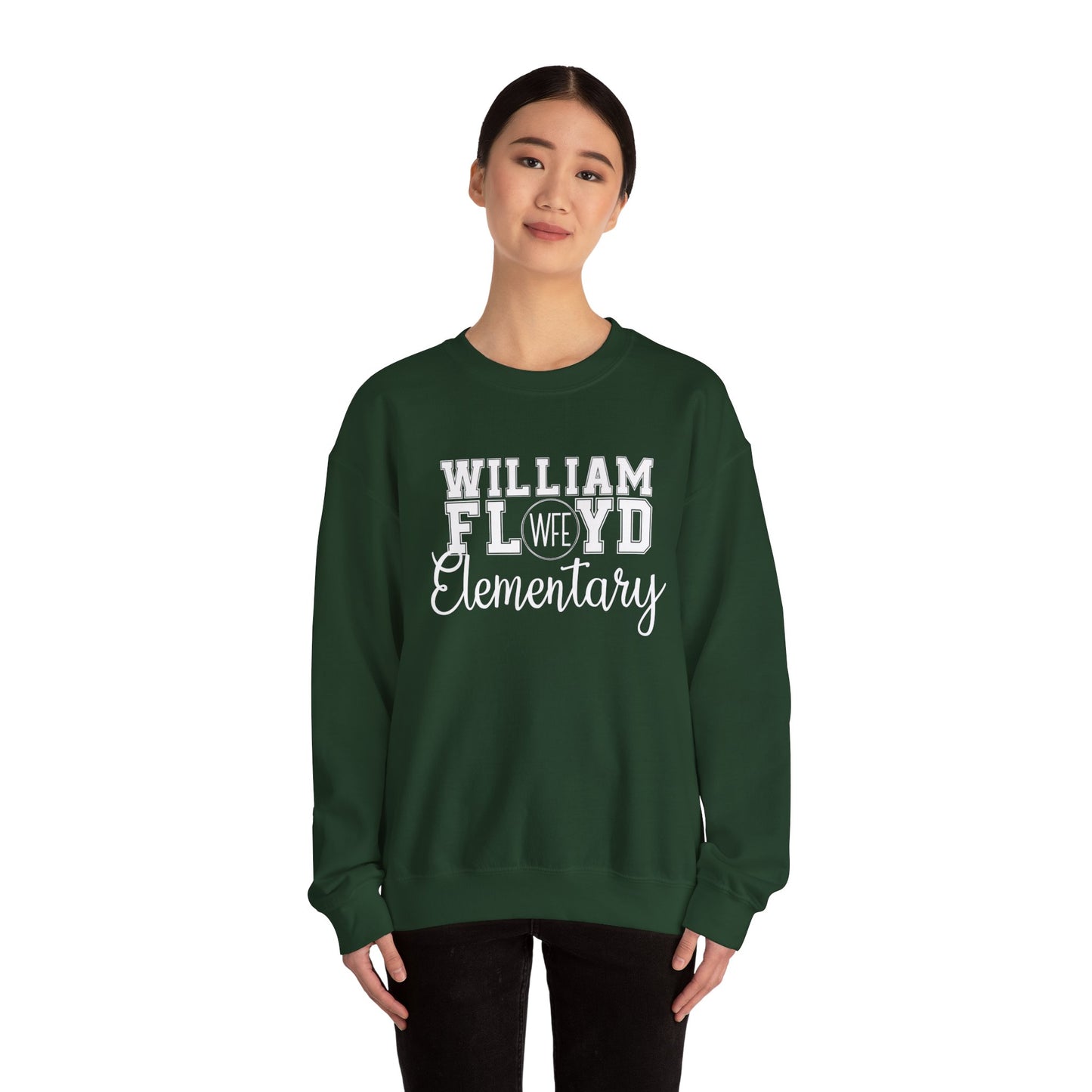 WFE Logo Crewneck Sweatshirt - William Floyd Elementary