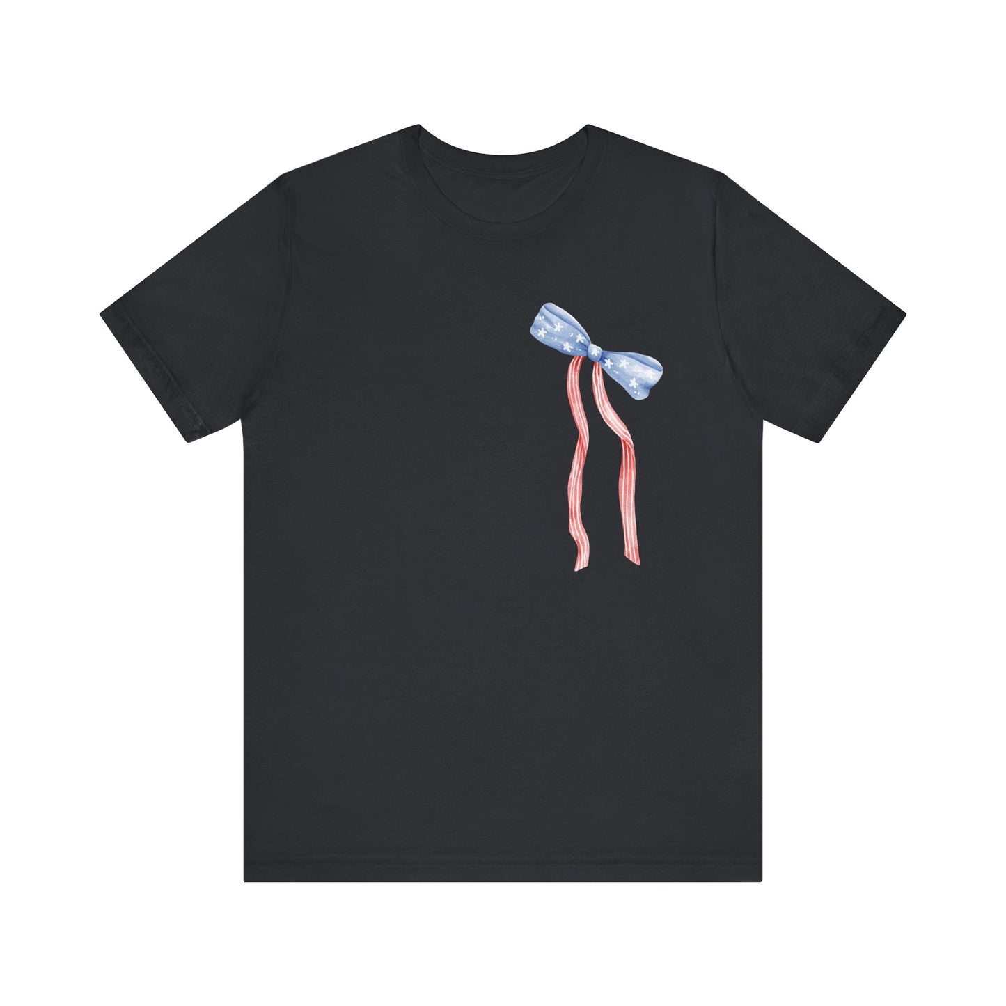 Land of the Free Tee with Bow | Perfect for all of America's Holidays