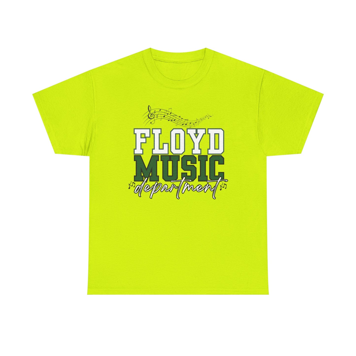 Floyd Music Heavy Cotton Tee - "Music is the Soundtrack of Your Life" Unisex T-Shirt- Floyd Strong