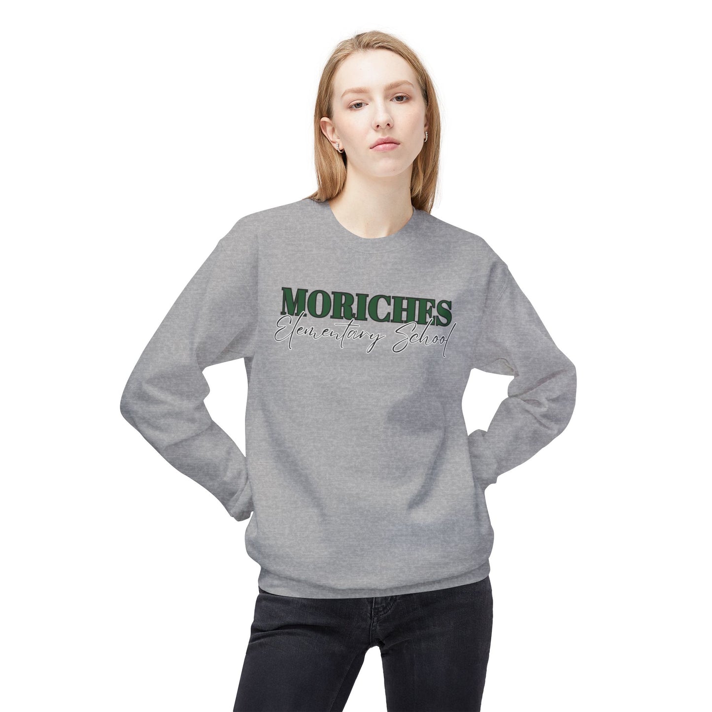 Moriches Elementary School Fleece Crewneck Sweatshirt - Floyd Strong Edition