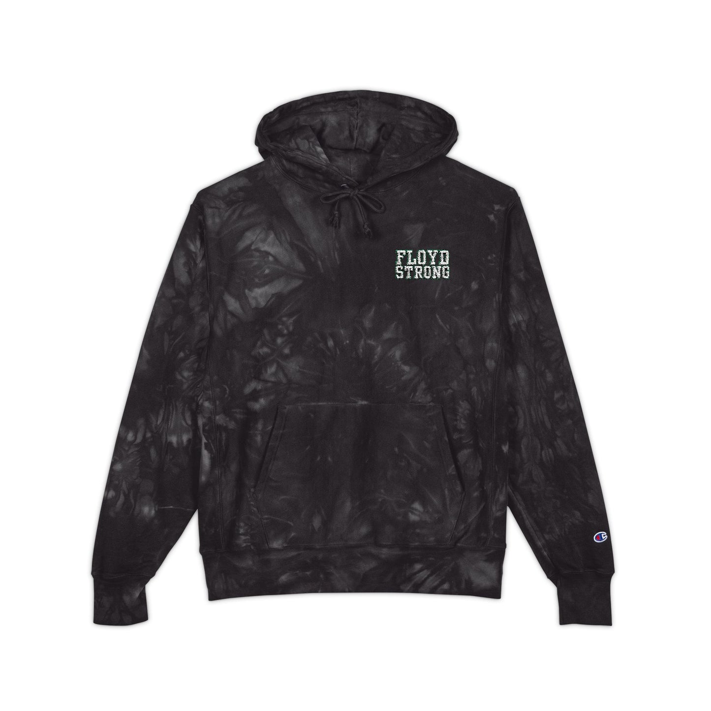 Floyd Strong Tie-Dye Hoodie - Unisex Champion Apparel