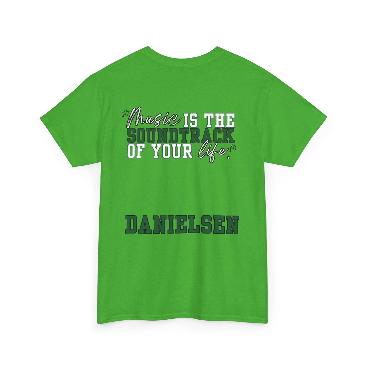 Danielsen- Floyd Music Heavy Cotton Tee - "Music is the Soundtrack of Your Life" Unisex T-Shirt- Personalized