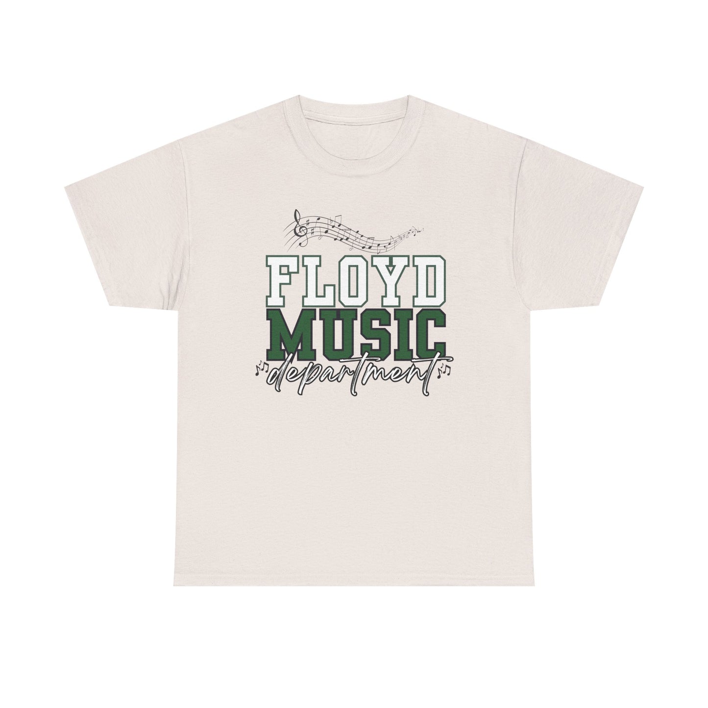Floyd Music Heavy Cotton Tee - "Music is the Soundtrack of Your Life" Unisex T-Shirt- Floyd Strong