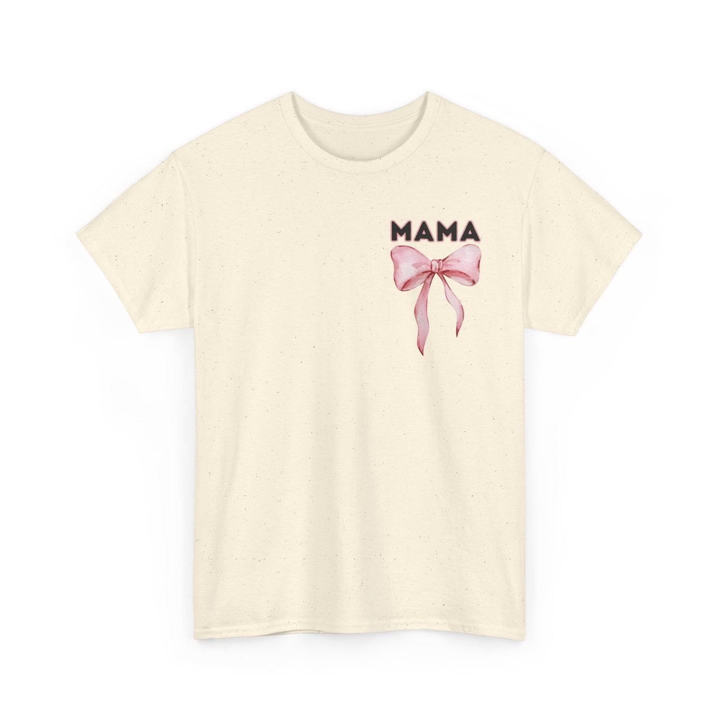 Mama Pink Bow Unisex Heavy Cotton Tee - All Day Everyday