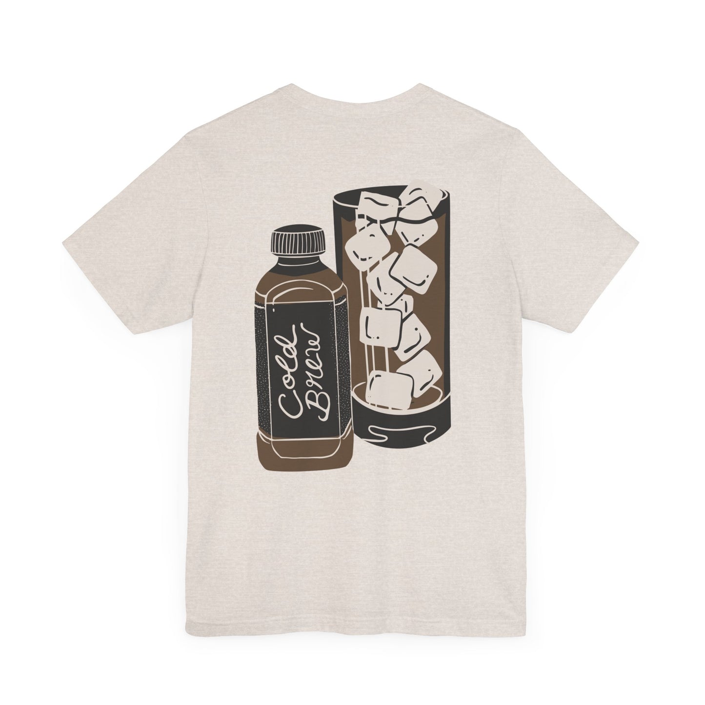 Cold Brew Coffee Lovers Tee, Unisex Jersey Shirt for Coffee Lovers