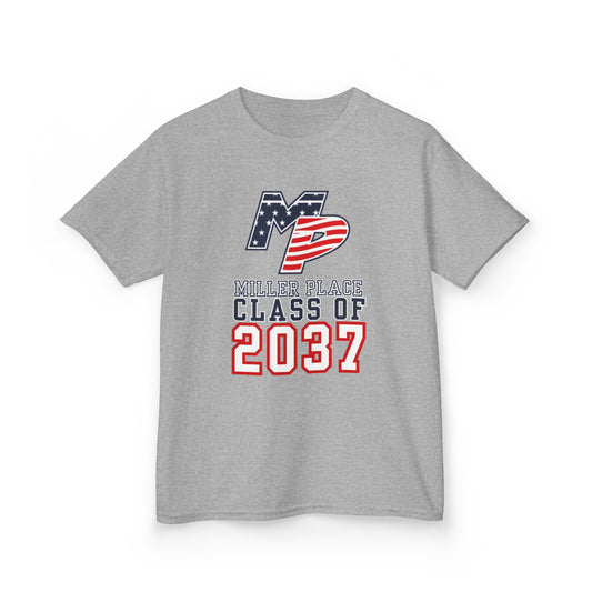 Miller Place Class of 2037 Kids Heavy Cotton Tee