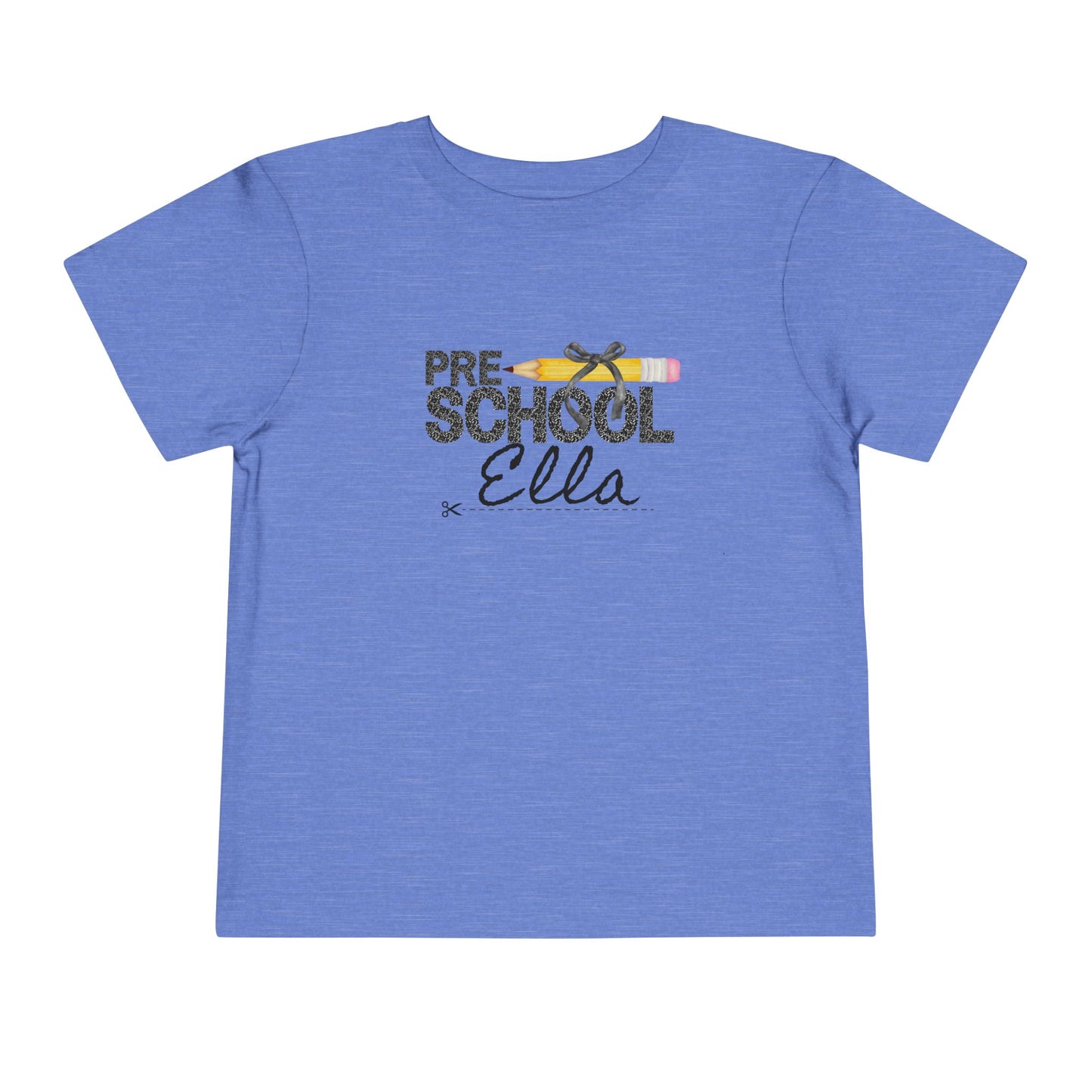 Preschool Girl Toddler Tee- Personalized - Back to School Shirt for Kids