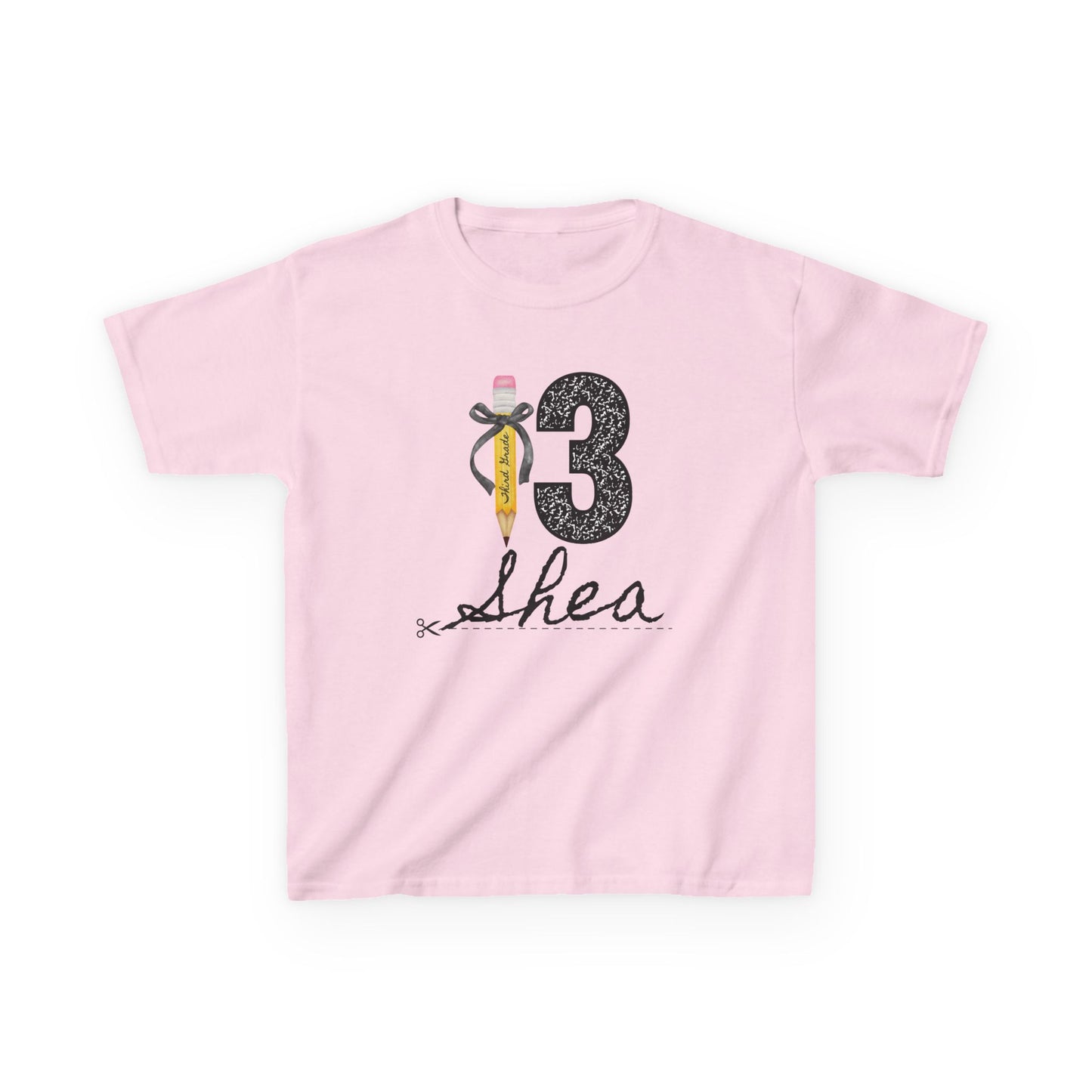 3rd Grade- Personalized Kids Tee - Back to School