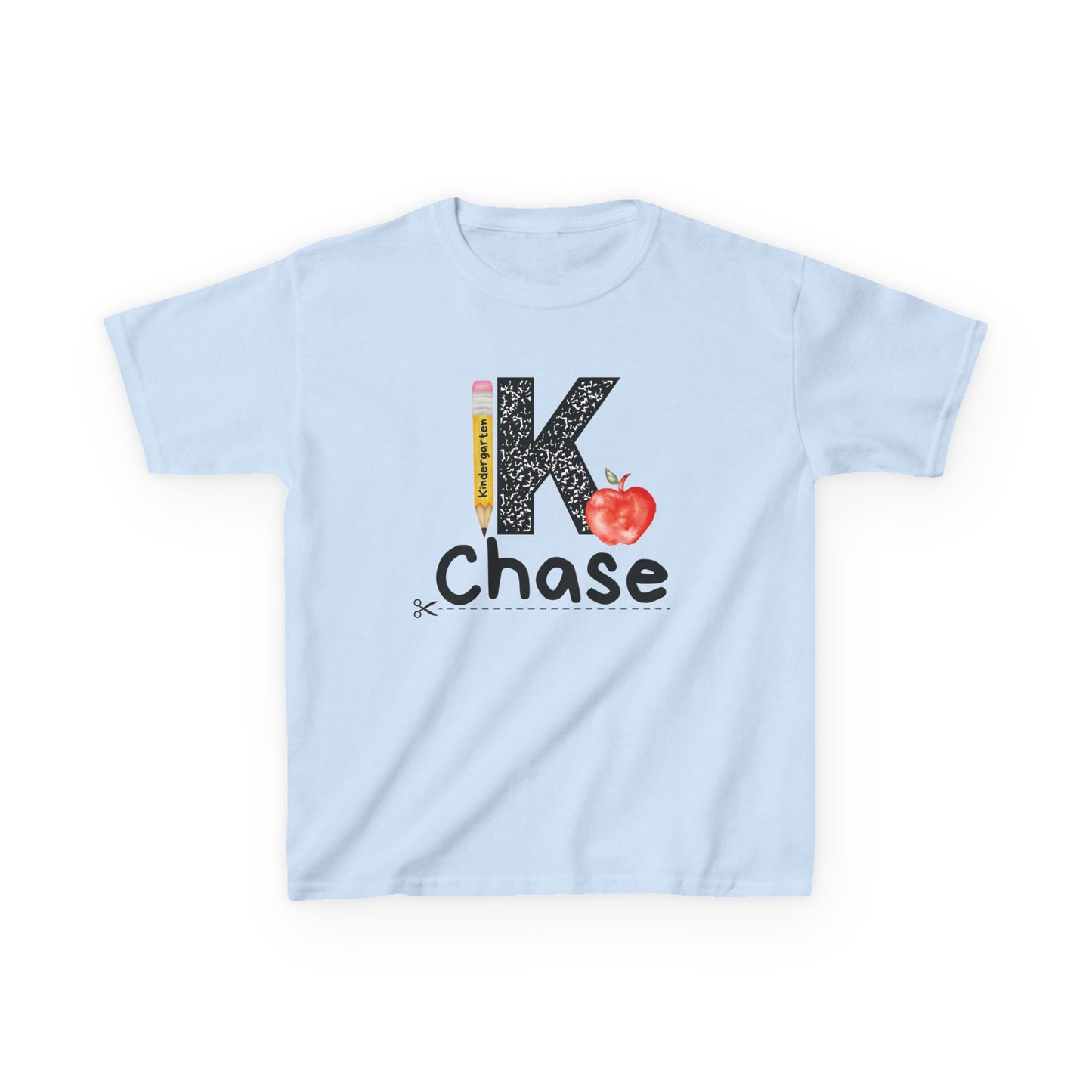 Kindergarten- Personalized Kids Tee - Back to School