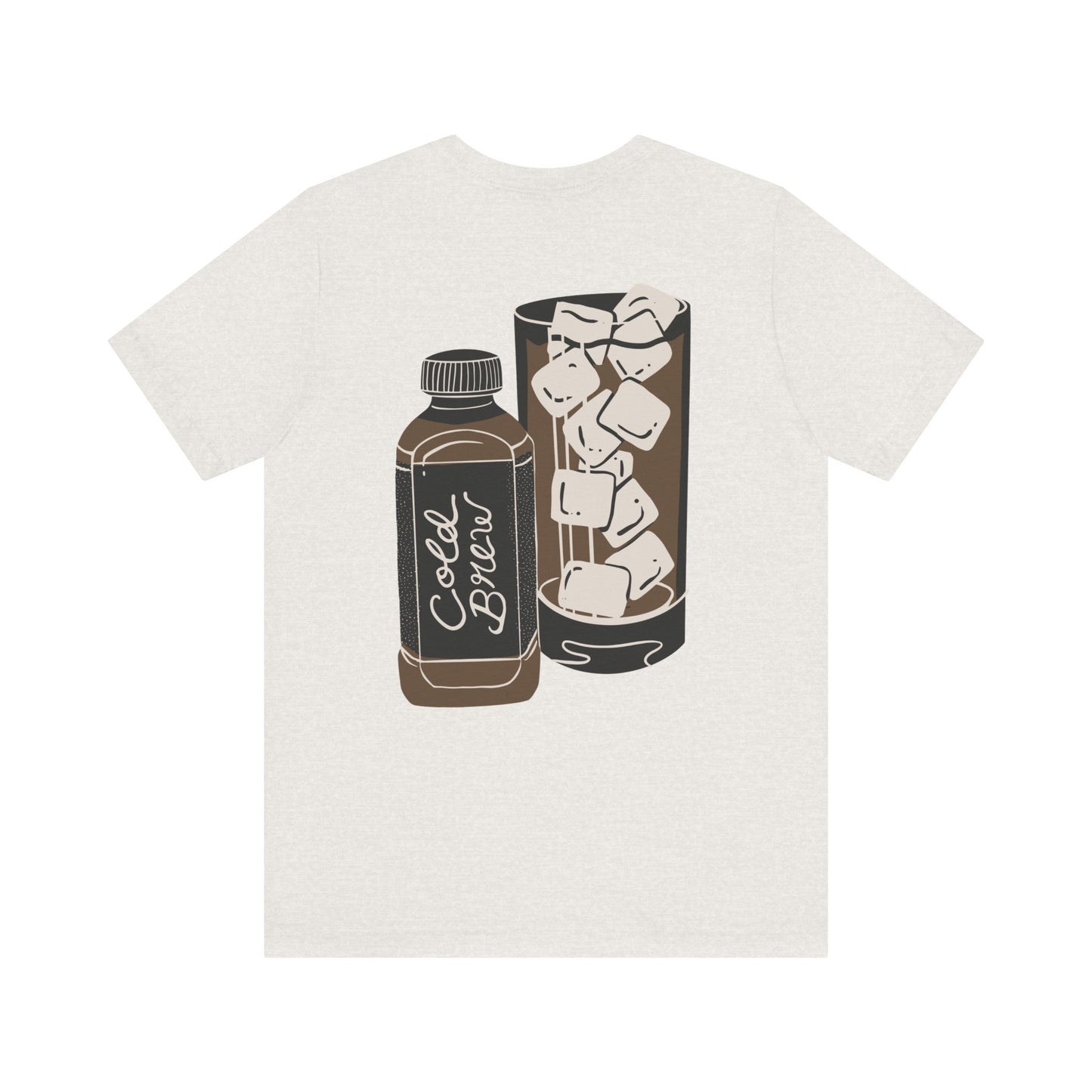 Cold Brew Coffee Lovers Tee, Unisex Jersey Shirt for Coffee Lovers