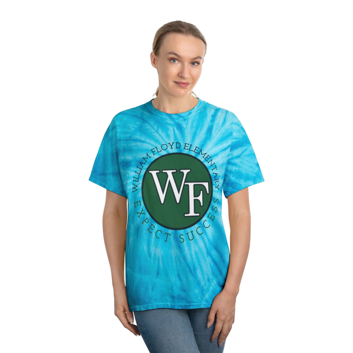 WFE Tie-Dye Tee, Fun Summer Shirt, Unique Gift, Vibrant Cyclone Style