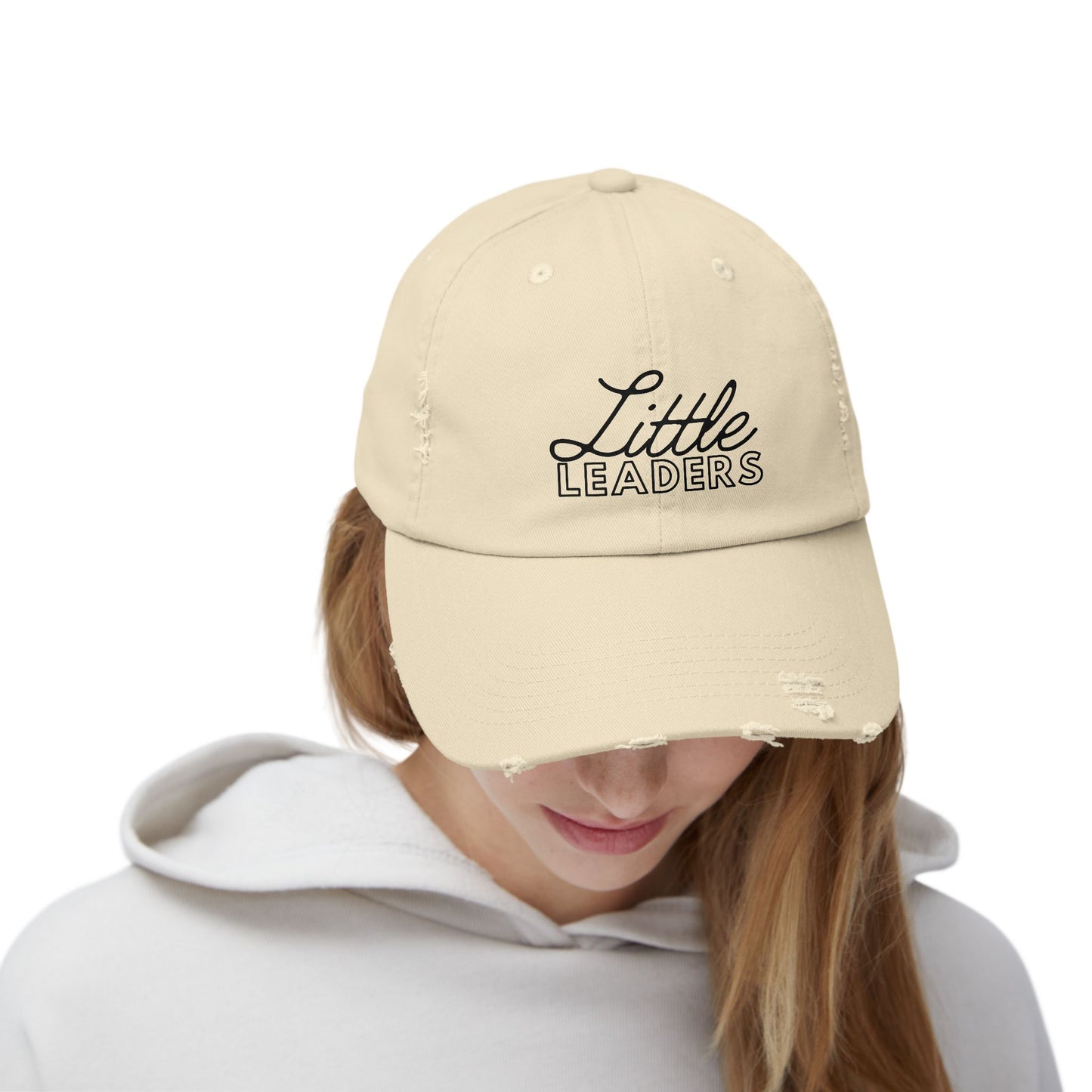 Little Leaders Unisex Distressed Baseball Cap