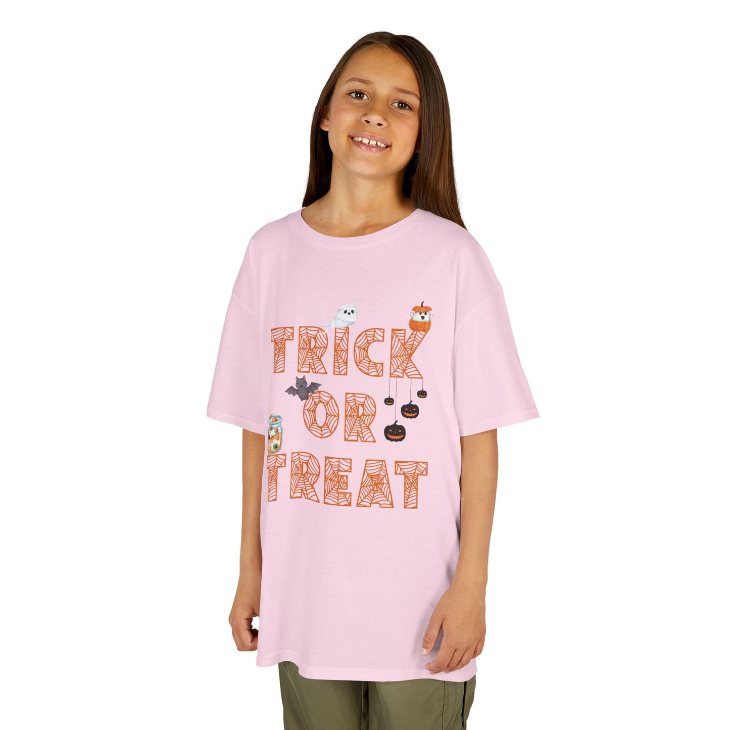 Trick or Treat Kids Tee, Halloween Shirt for Kids