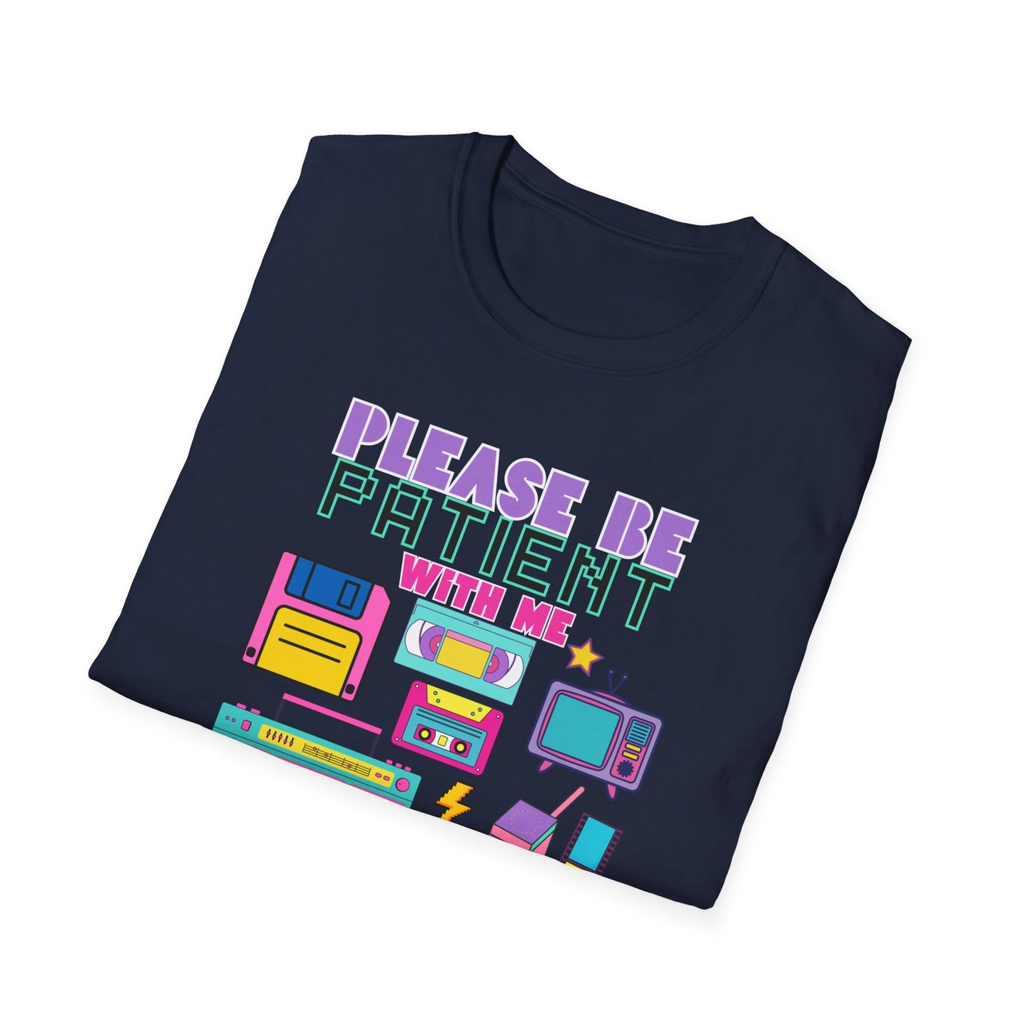 Retro 90's T-Shirt - Please Be Patient, Teacher Vintage- Unisex Graphic Tee