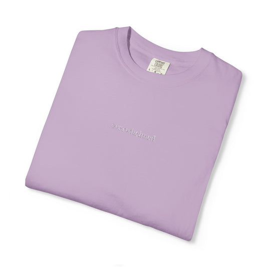 Overwhelmed- One Word- Garment-Dyed Unisex Tee