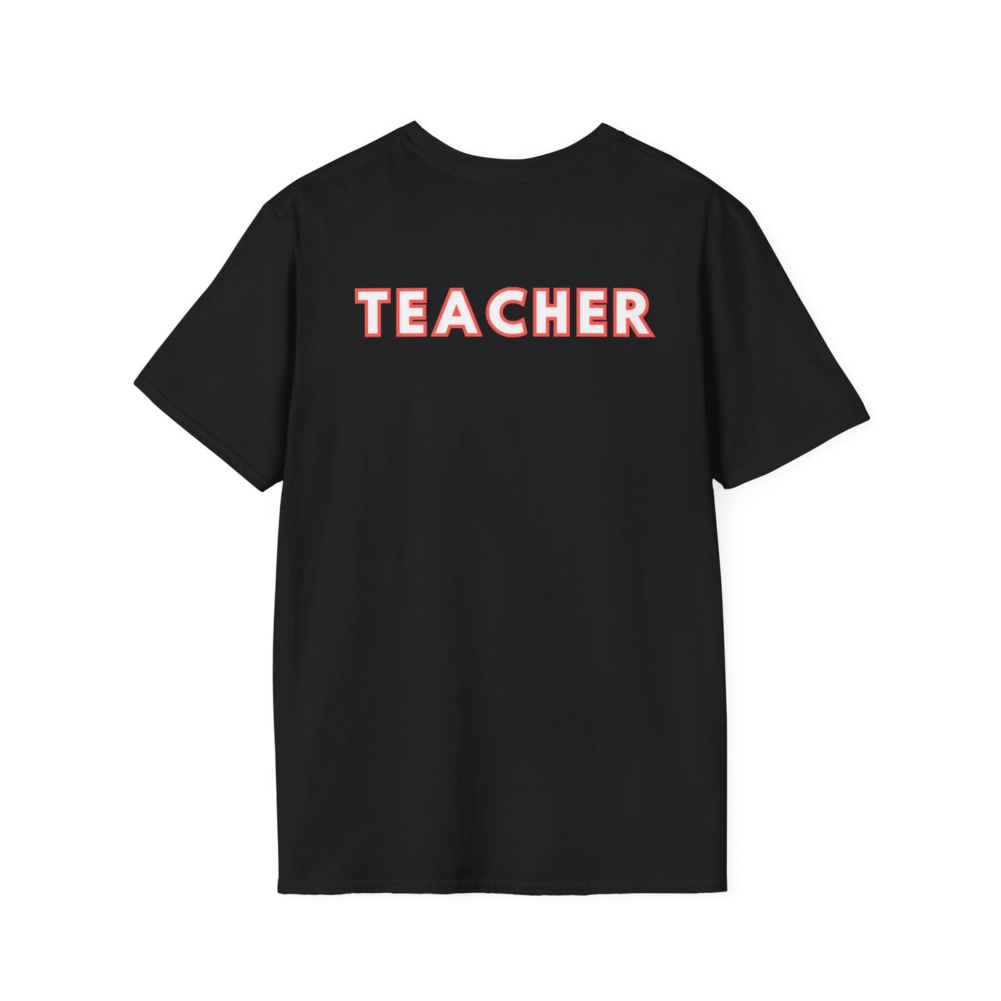 Little Leaders Teacher w/ Apple Design Unisex Softstyle T-Shirt