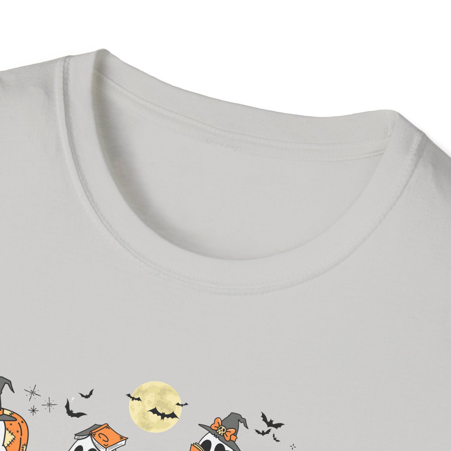 Reading Ghosts- Spooky Season, Unisex Softstyle Tee