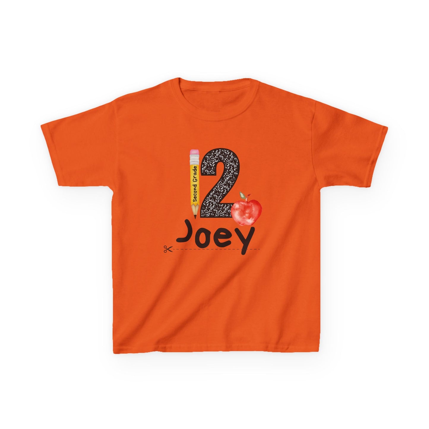 2nd Grade- Personalized Kids Tee - Back to School