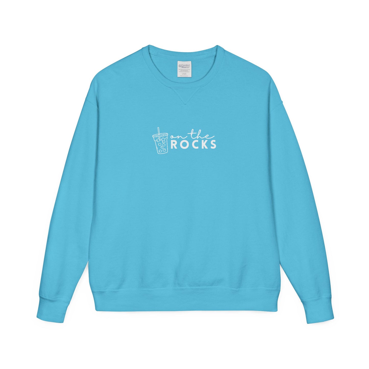 Coffee Lovers Garment Dyed Sweatshirt, Iced Coffee Club Apparel