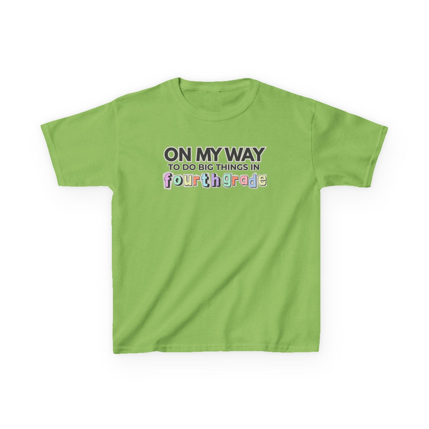 Big Things in 4th Grade- Kids Back to School Shirt