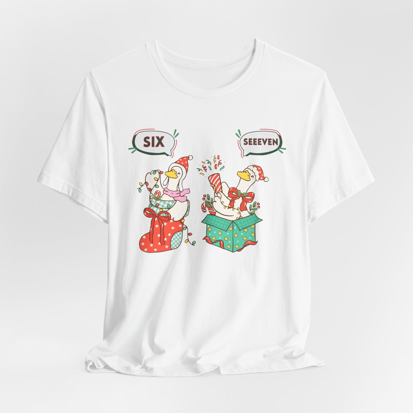 Festive Silly Goose 6-7— Christmas Unisex T‑Shirt