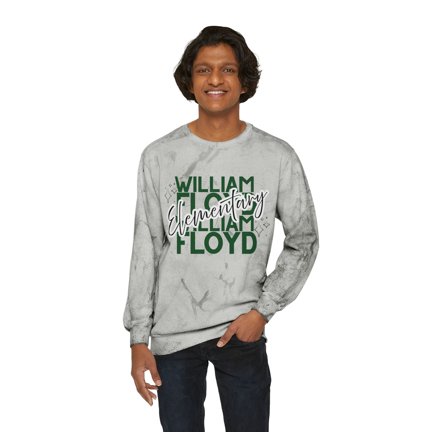 WFE Color Blast Crewneck Sweatshirt for School Spirit | 'Expect Success'