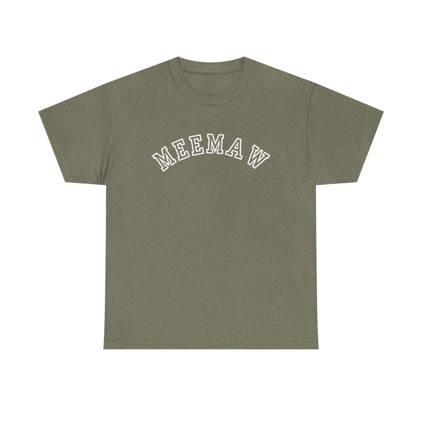 Meemaw- Unisex Heavy Cotton Tee - Comfortable Everyday Wear- Motherhood
