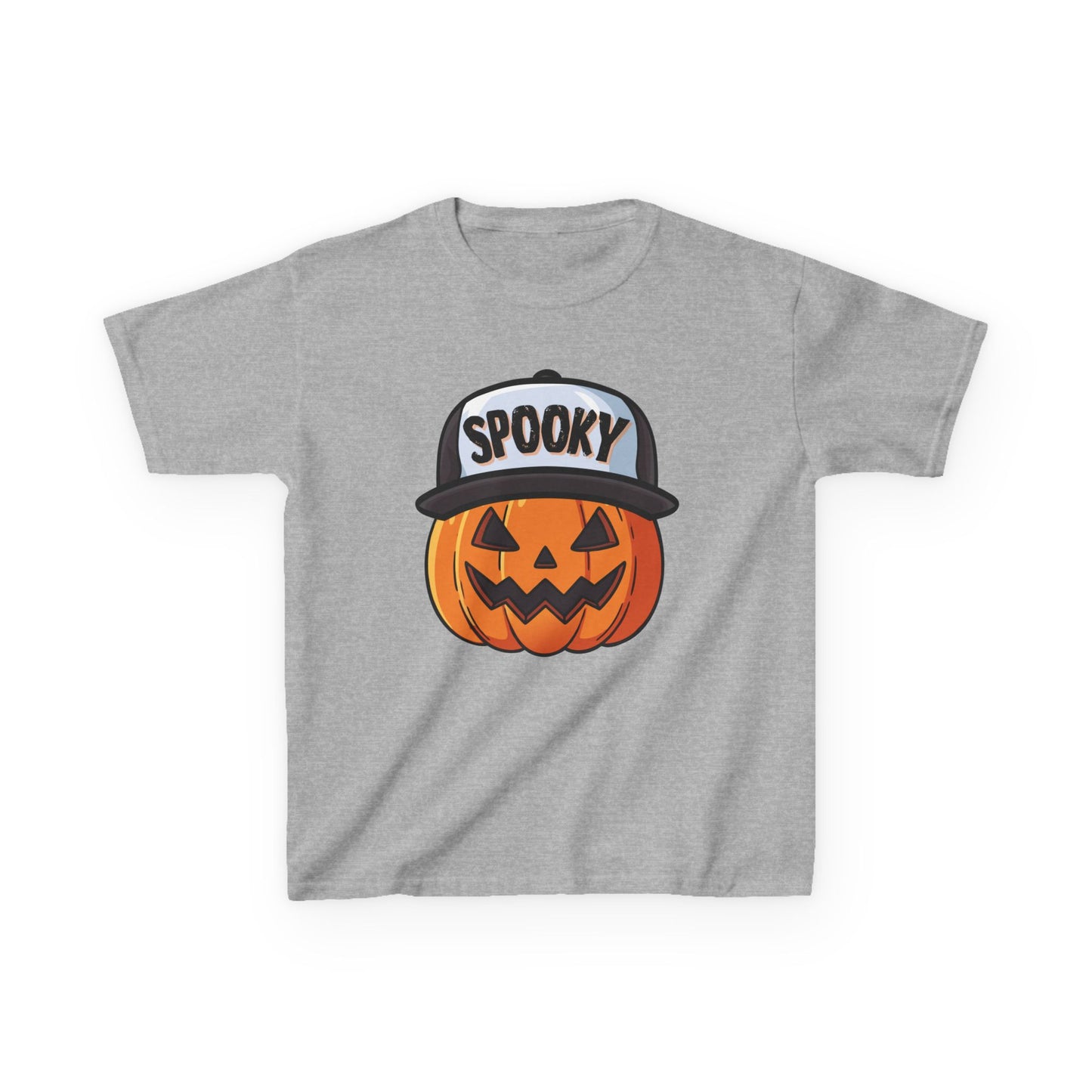 Spooky Pumpkin w/ Hat | Halloween | Kids Cotton™ Tee