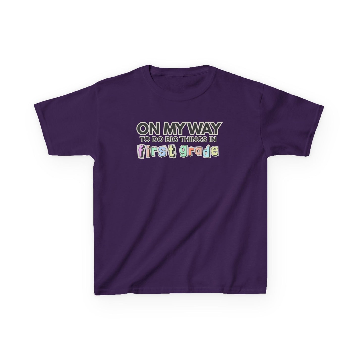 Big Things in 1st Grade- Kids Back to School Shirt