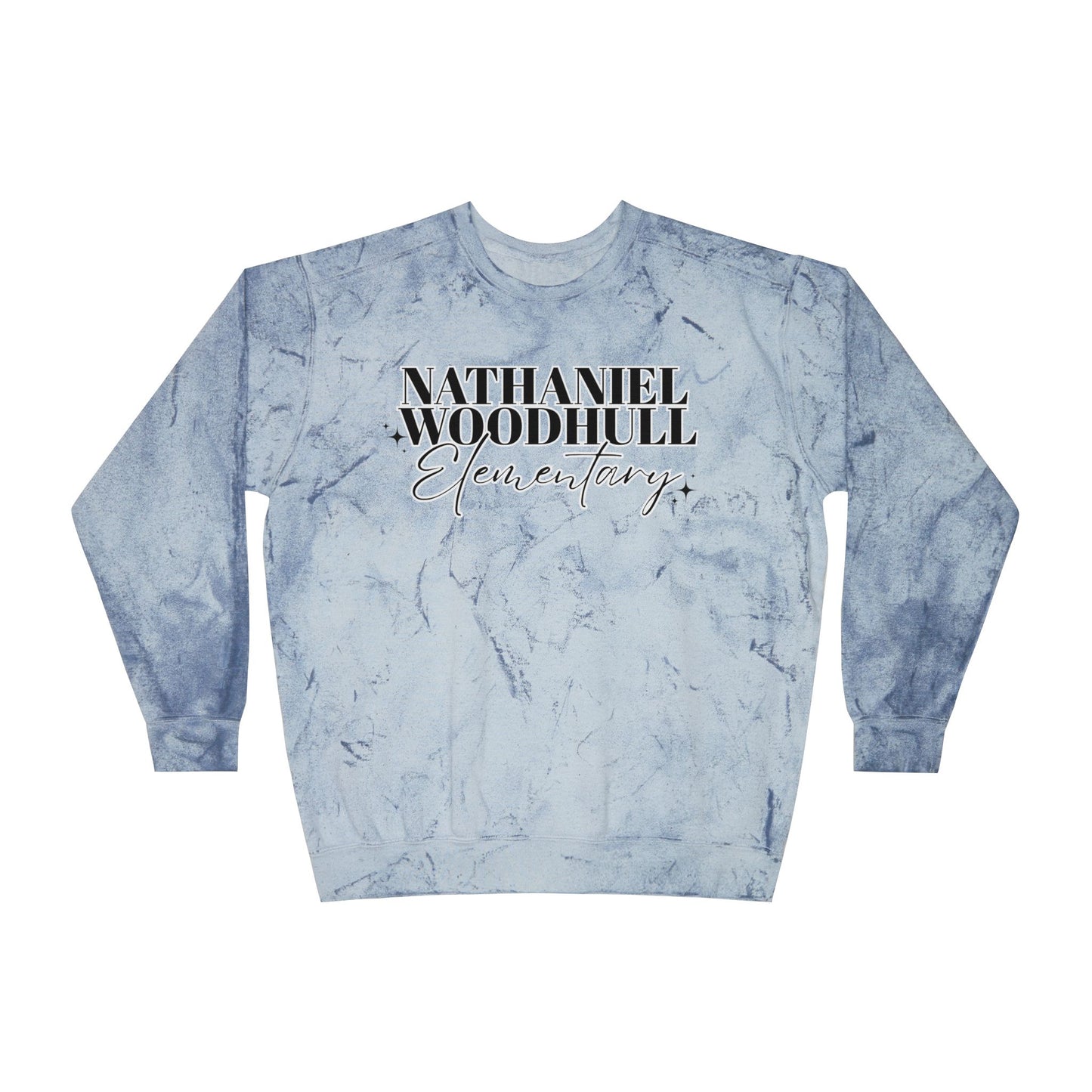 Woodhull Elementary Color Blast Crewneck Sweatshirt - Unisex