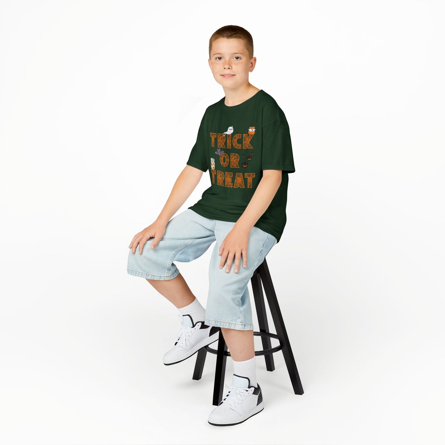 Trick or Treat Kids Tee, Halloween Shirt for Kids